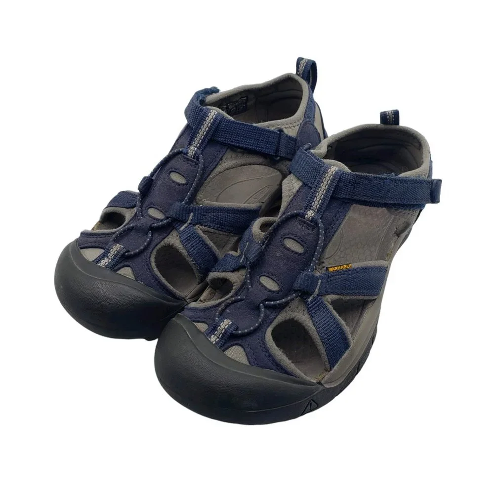 Keen Newport H2 Hiking Sandals Boys Youth Blue Navy 1009962 Waterproof Size 5